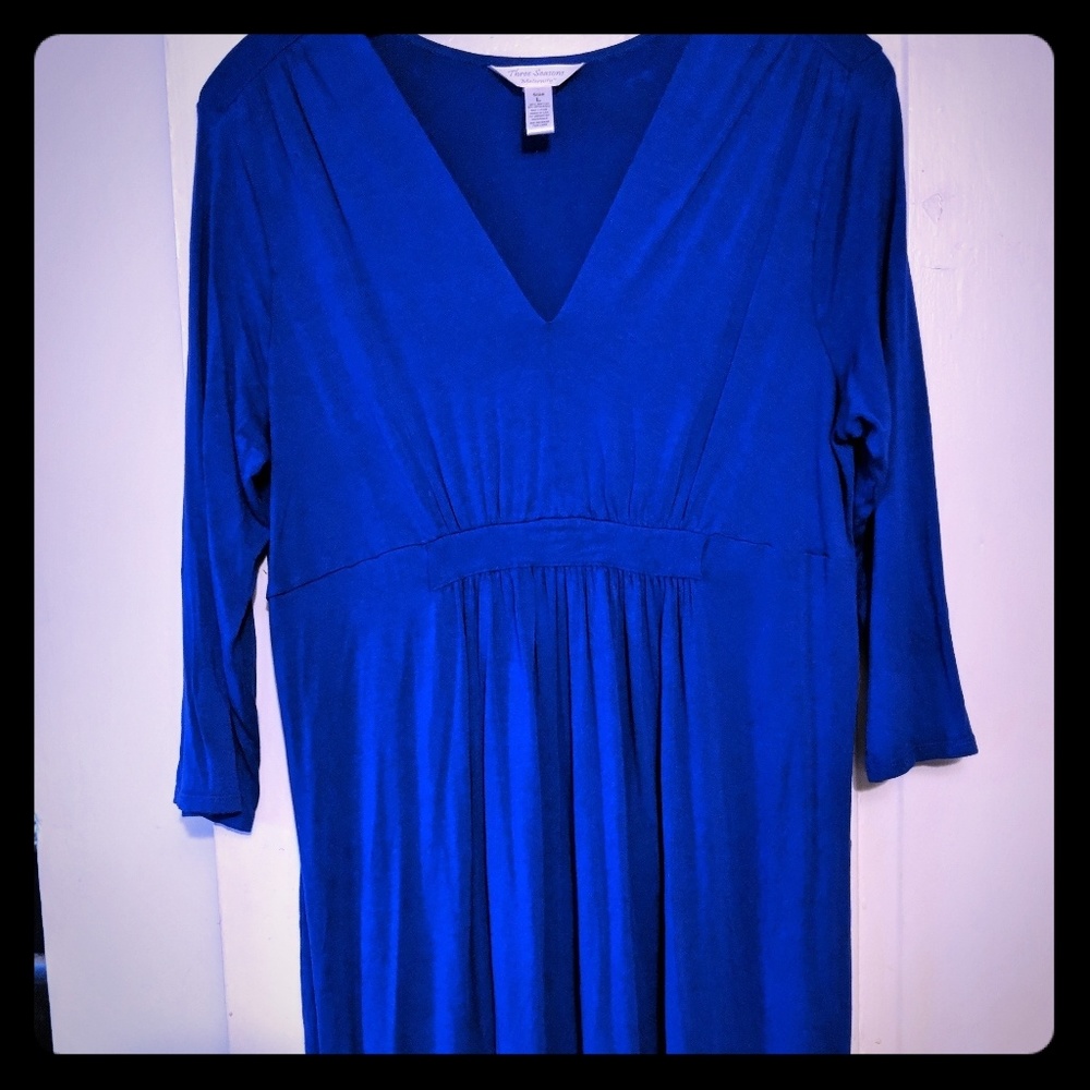 Royal Blue Maternity Dress